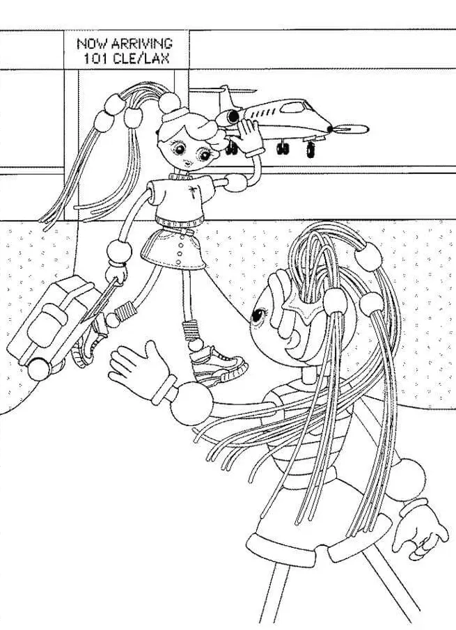 Betty Spaghetty Para Colorear 6