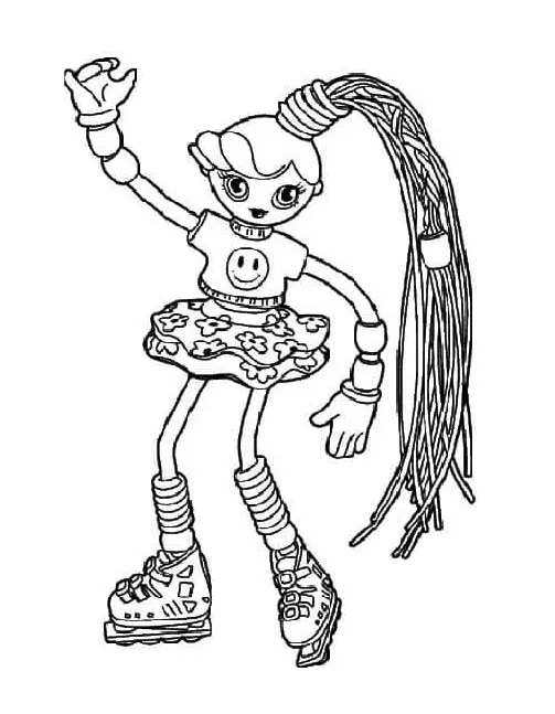 Betty Spaghetty Para Colorear 8