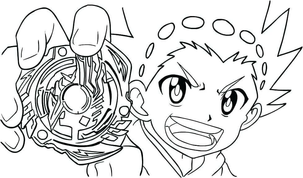 Desenhos de Beyblade Para Colorir 19