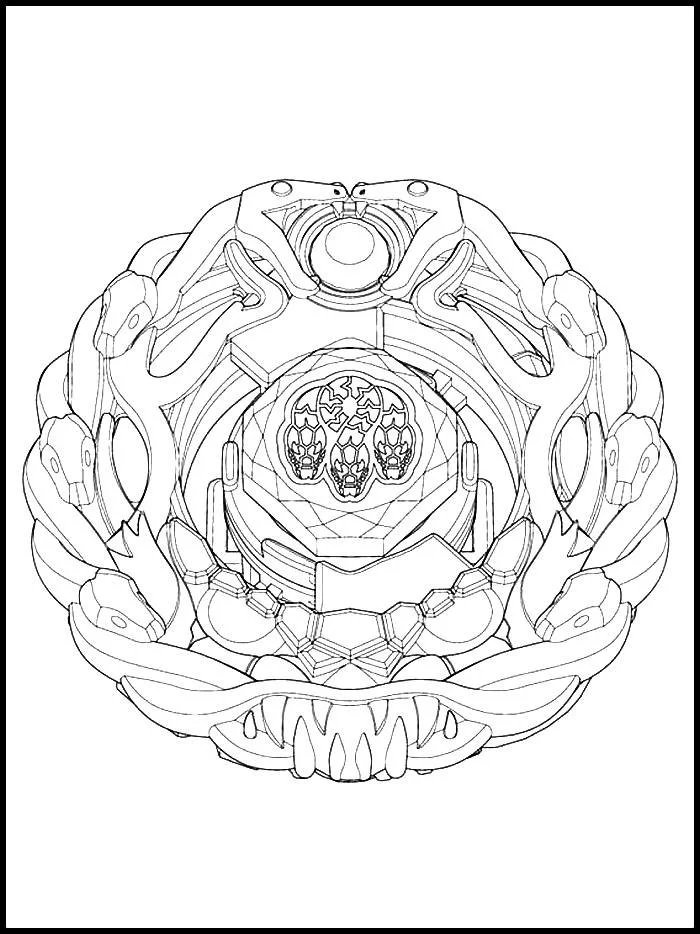 Beyblade Ausmalbilder 2