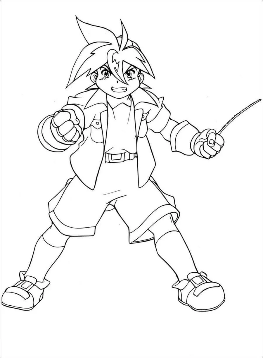 Beyblade Coloring Pages 28