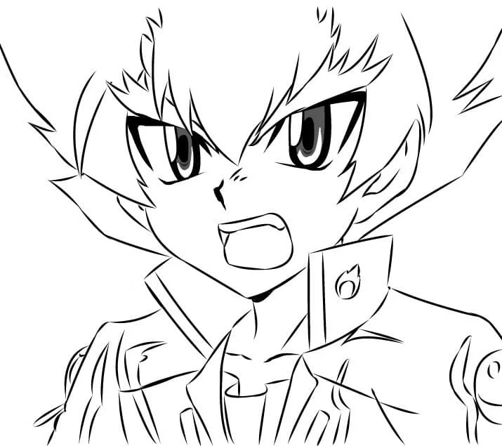 Desenhos de Beyblade Para Colorir 31