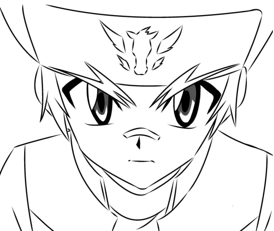Desenhos de Beyblade Para Colorir 35