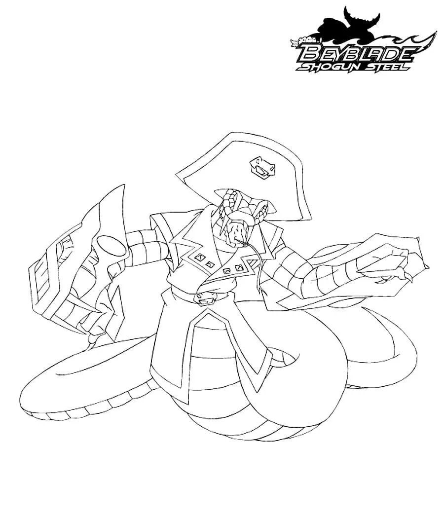 Desenhos de Beyblade Para Colorir 36