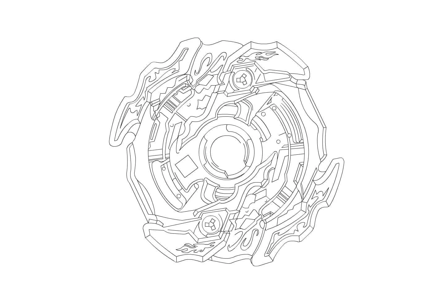 Beyblade Ausmalbilder 37