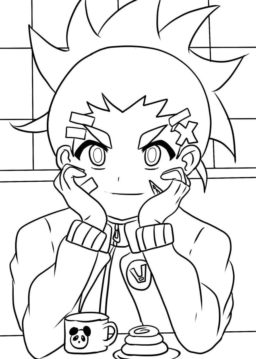 Desenhos de Beyblade Para Colorir 4