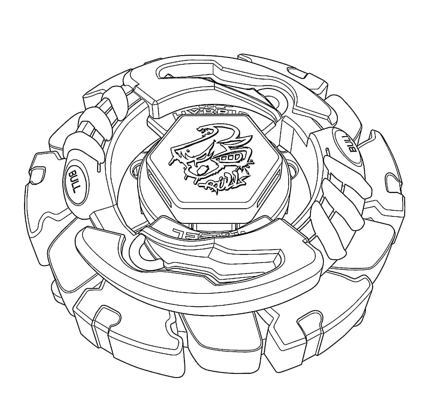 Beyblade Coloring Pages 40