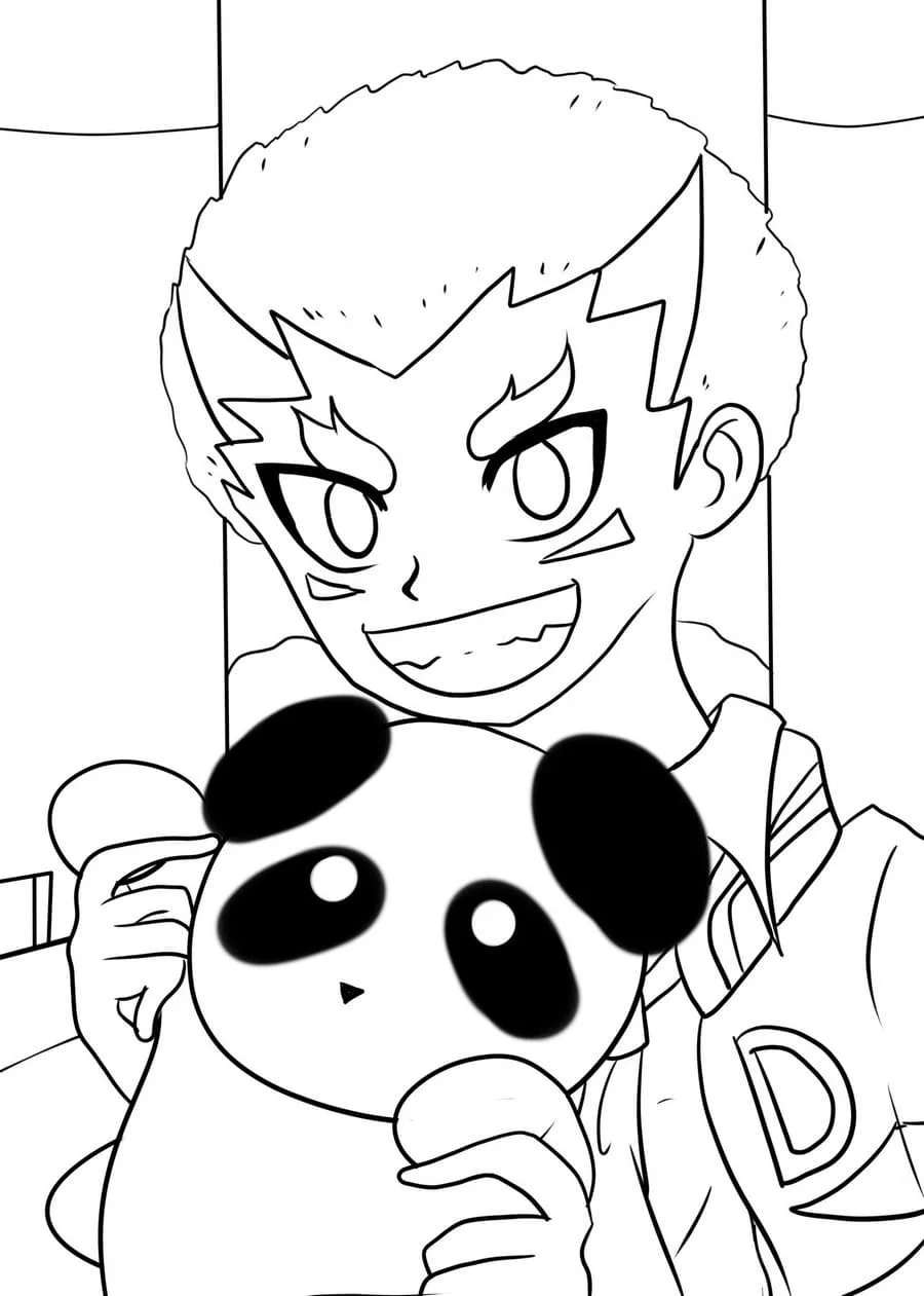 Desenhos de Beyblade Para Colorir 64
