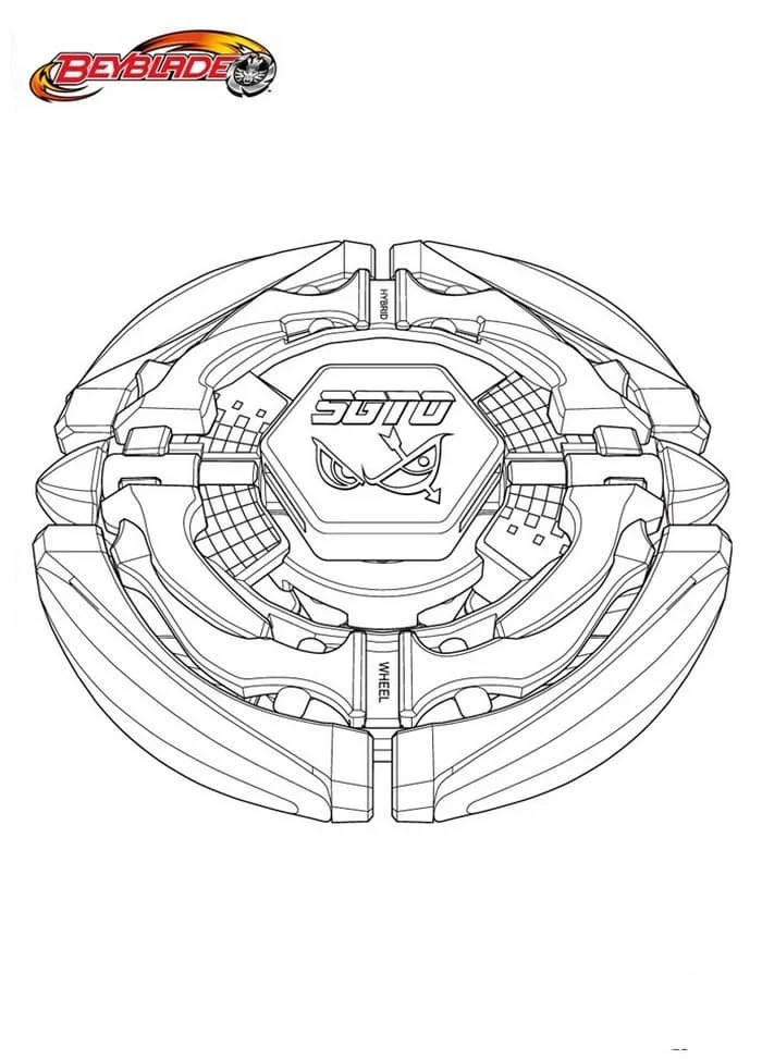Beyblade Ausmalbilder 66