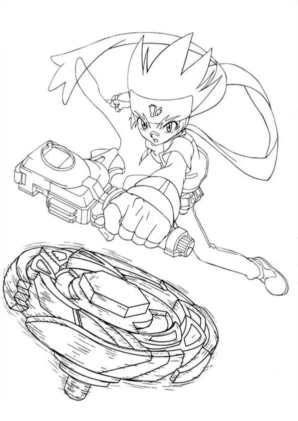 Desenhos de Beyblade Para Colorir 75
