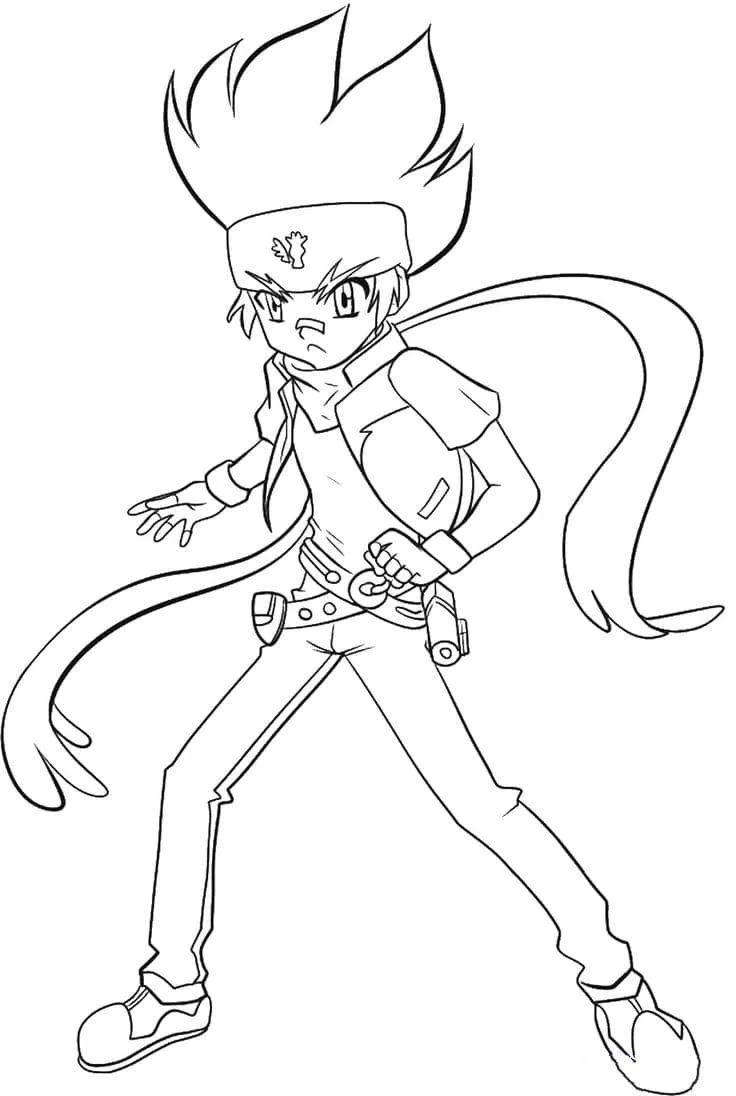 Desenhos de Beyblade Para Colorir 78