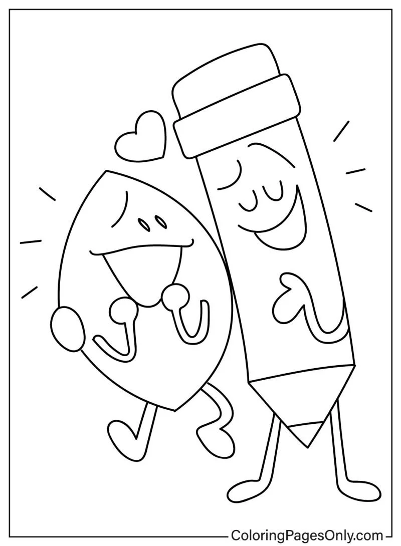 BFDI Coloring Pages 11
