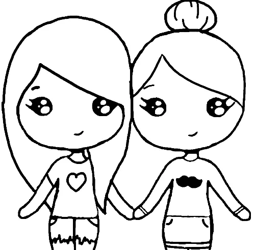 BFF Coloring Pages 11