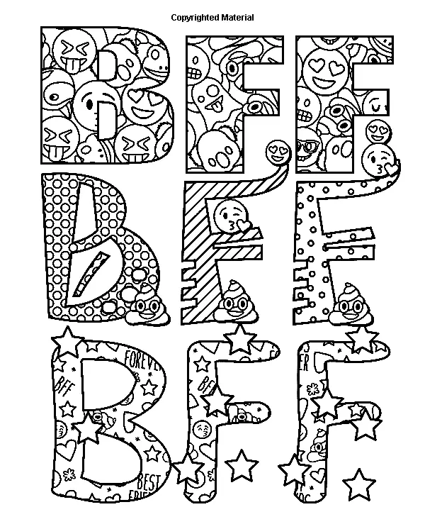 BFF Coloring Pages 31