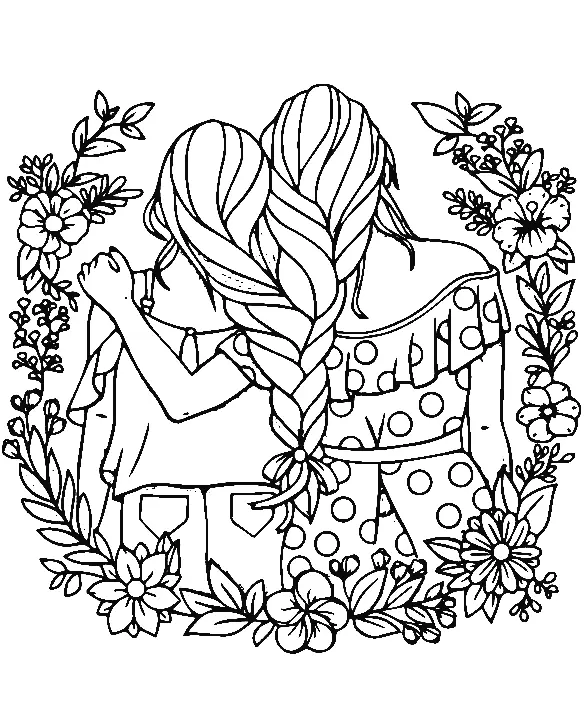 BFF Coloring Pages 5