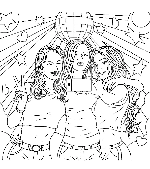 BFF Coloring Pages 7