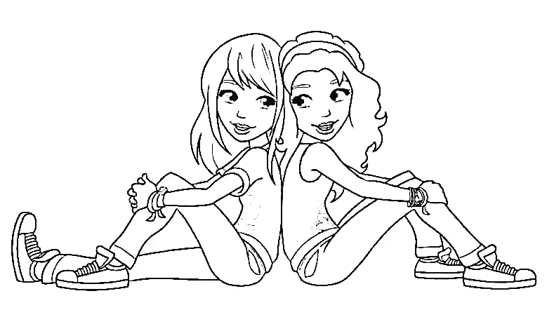BFF Coloring Pages 9