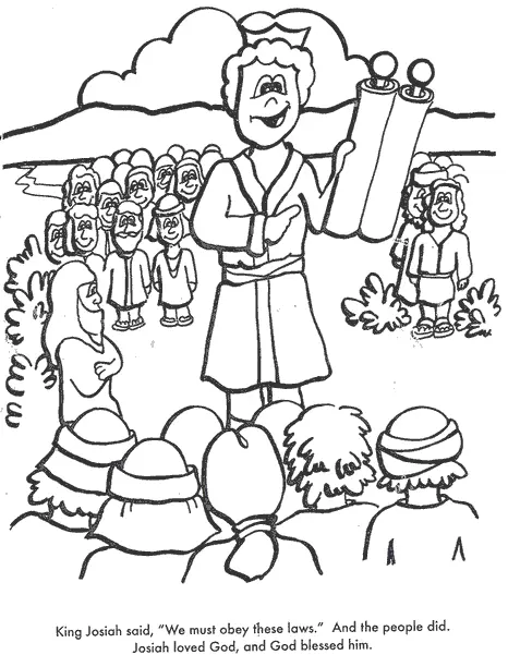 Bible King Coloring Pages 1