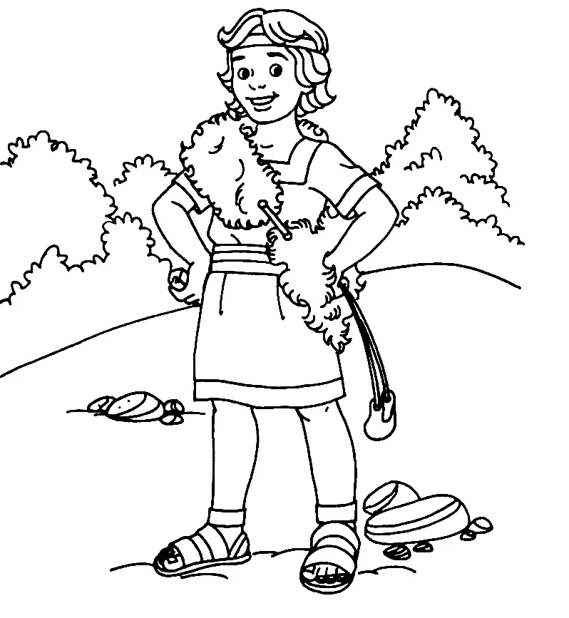 Bible King Coloring Pages 12