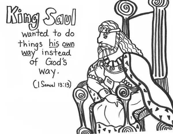 Bible King Coloring Pages 15