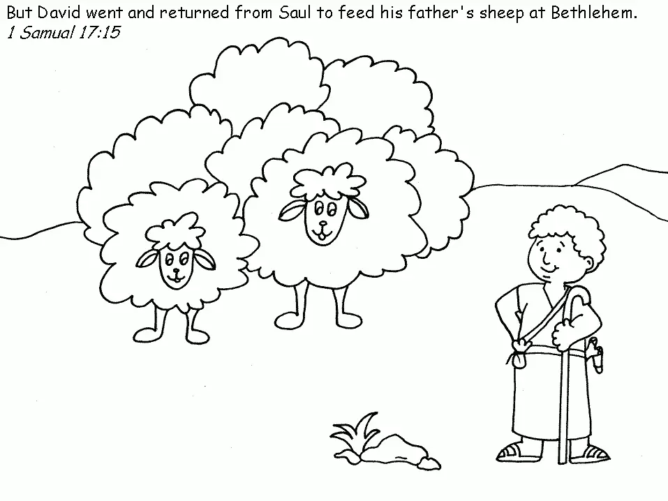 Bible King Coloring Pages 19