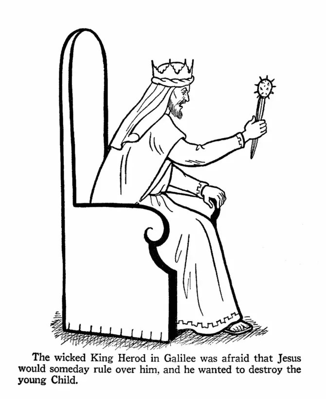 Bible King Coloring Pages 20