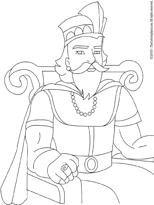 Bible King Coloring Pages 27