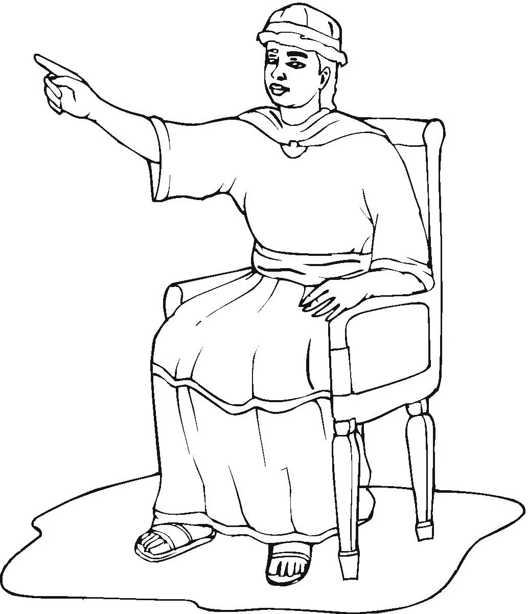 Bible King Coloring Pages 28