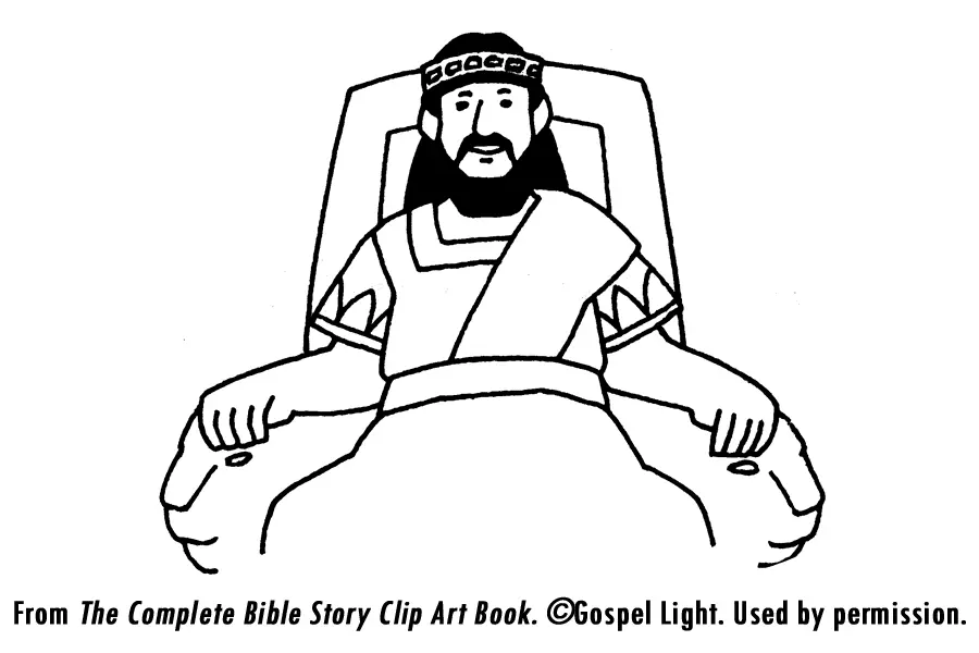 Bible King Coloring Pages 29