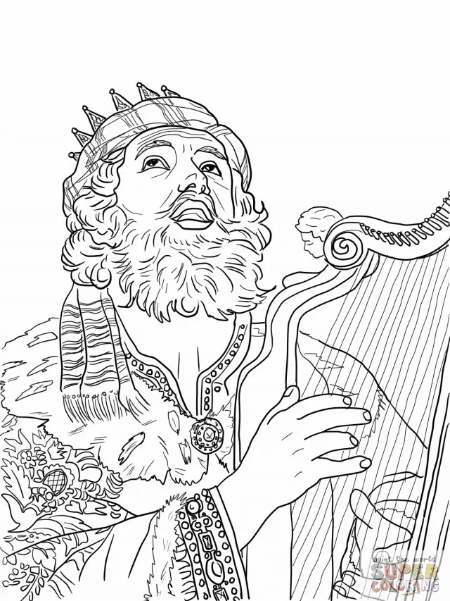 Bible King Coloring Pages 39