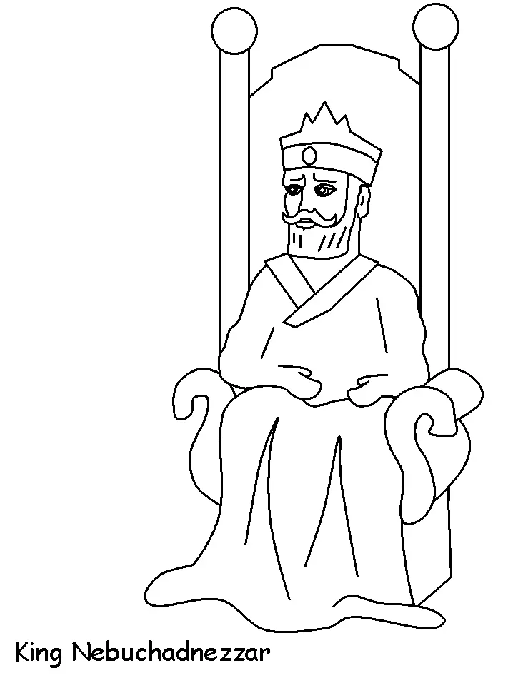 Bible King Coloring Pages 4