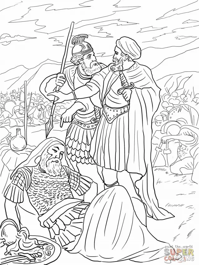 Bible King Coloring Pages 40