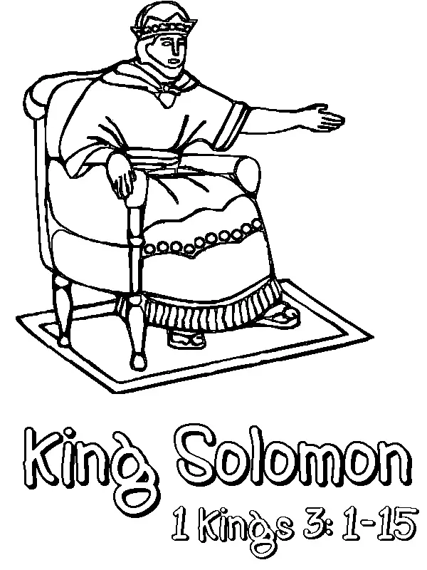 Bible King Coloring Pages 44