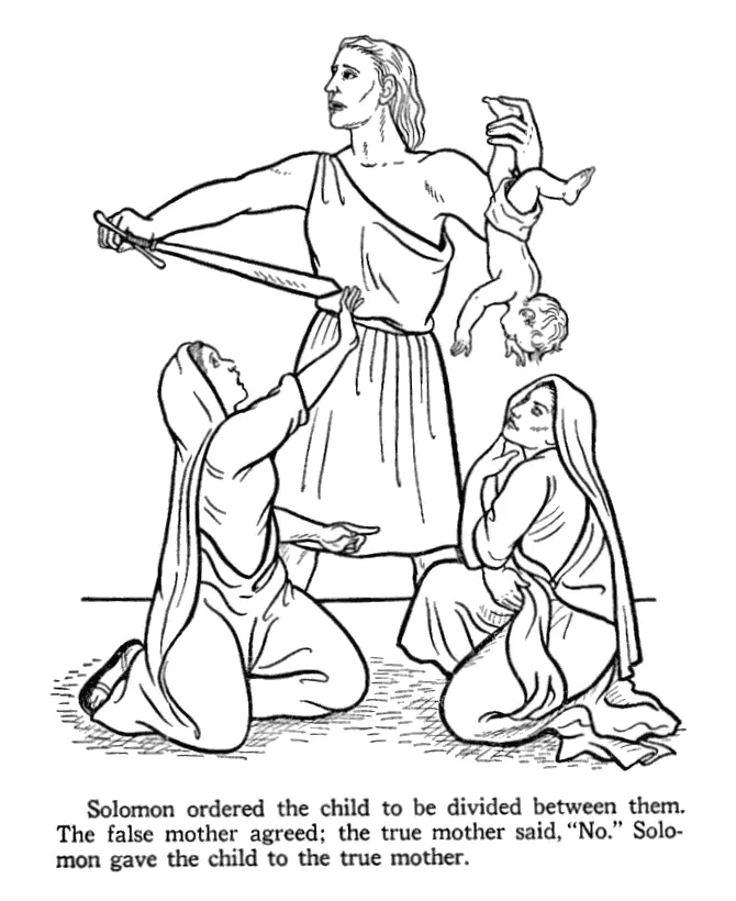 Bible King Coloring Pages 45