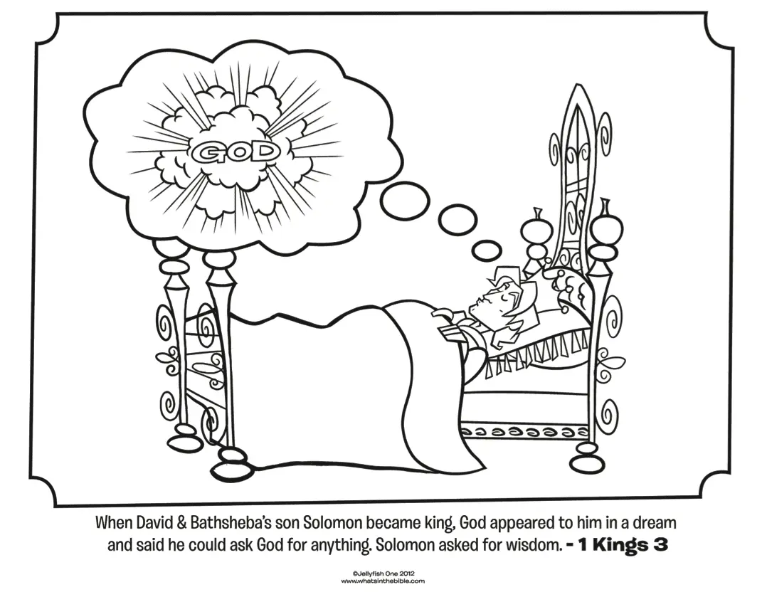 Bible King Coloring Pages 48