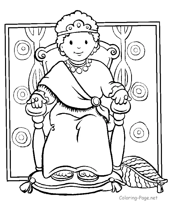 Bible King Coloring Pages 5