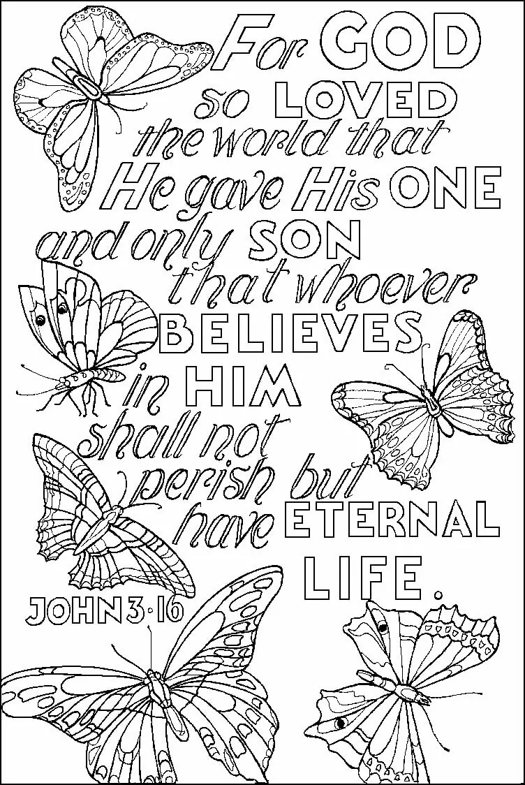 Bible Verse Coloring pages 7