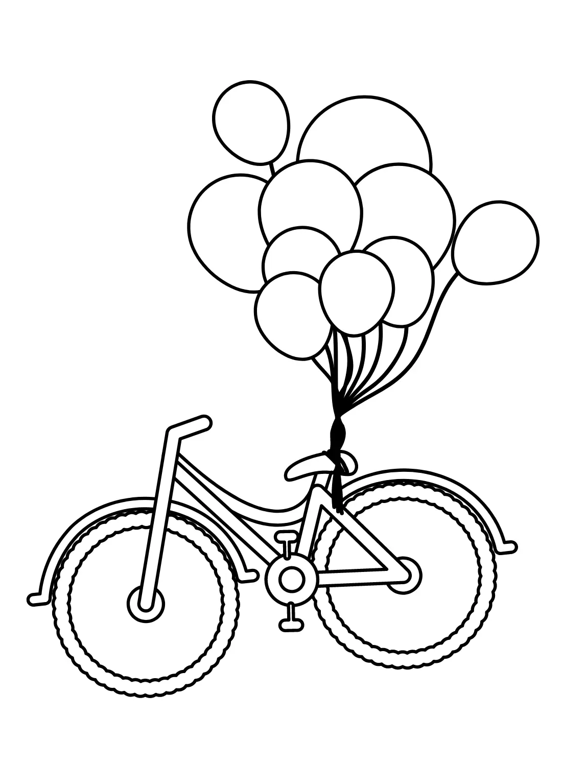 Bicycle Coloring Pages 10