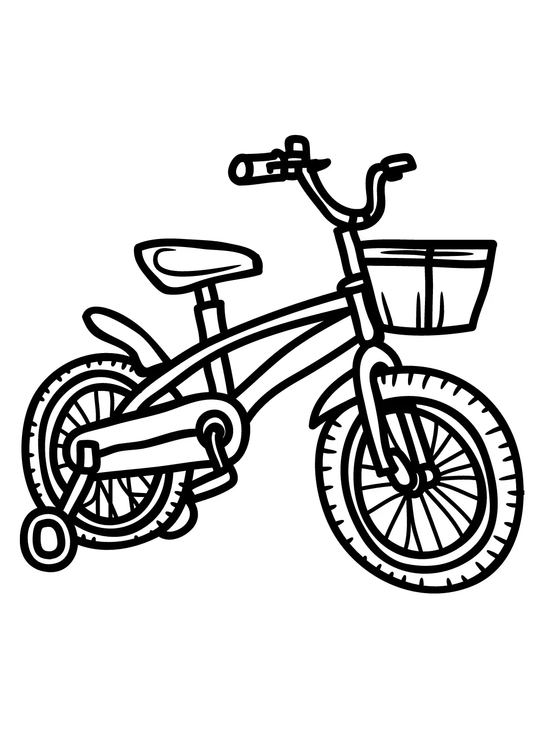 Bicycle Coloring Pages 12