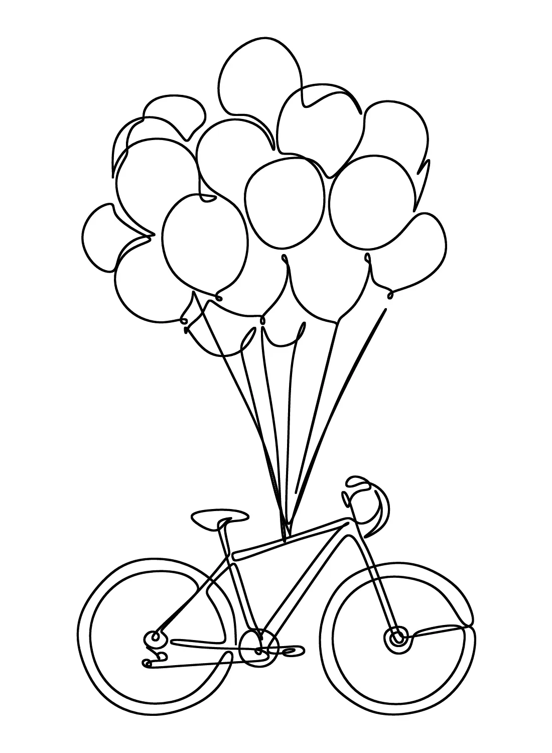 Bicycle Coloring Pages 13