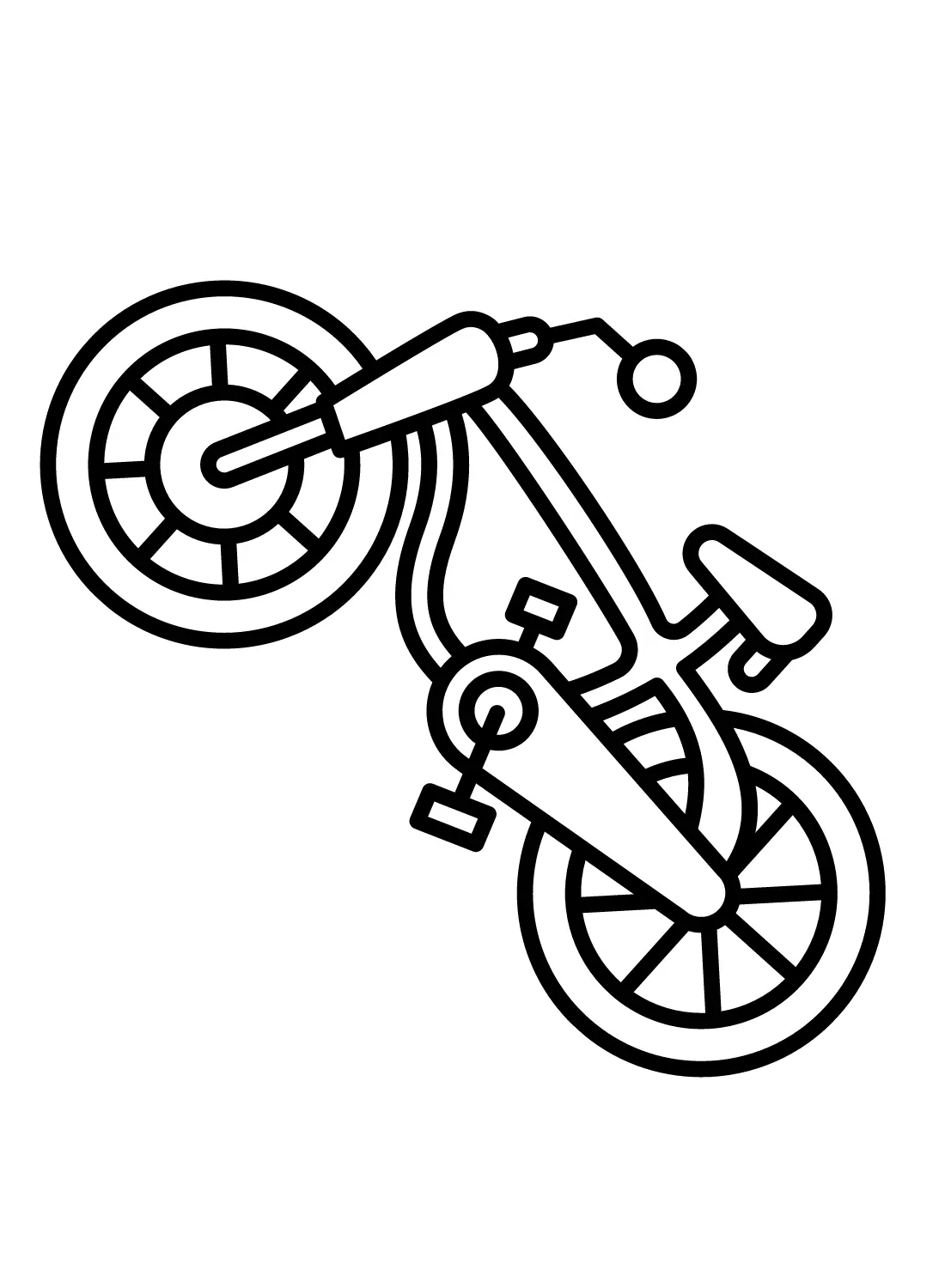 Bicycle Coloring Pages 15