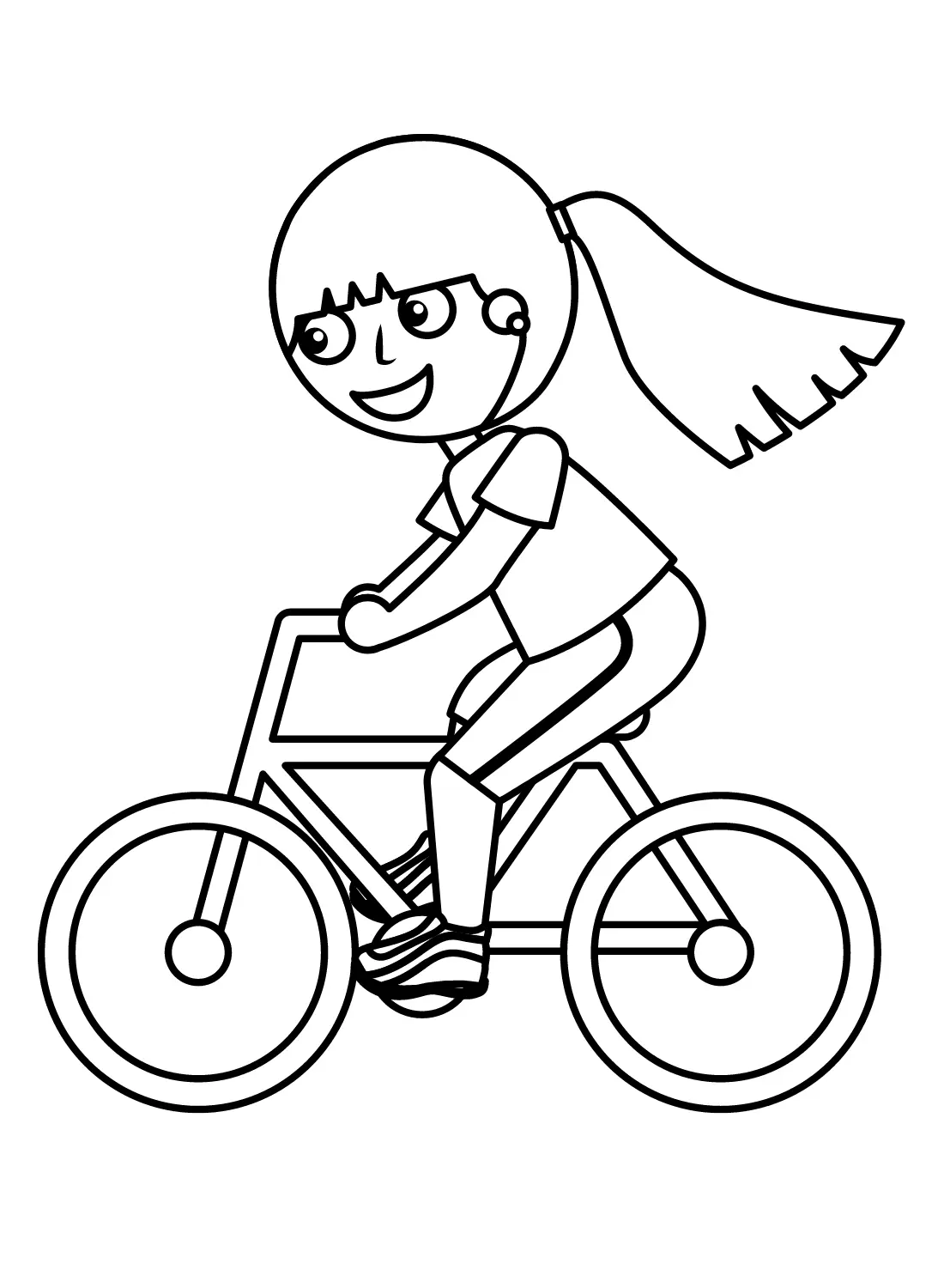 Bicycle Coloring Pages 24