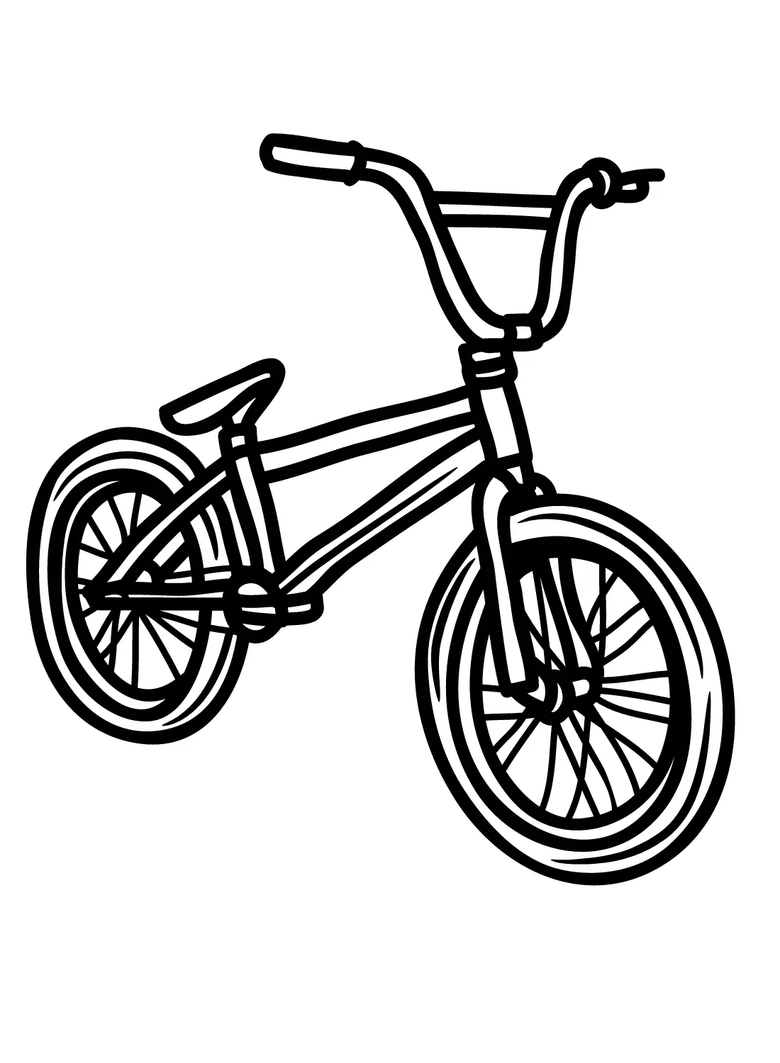 Bicycle Coloring Pages 25