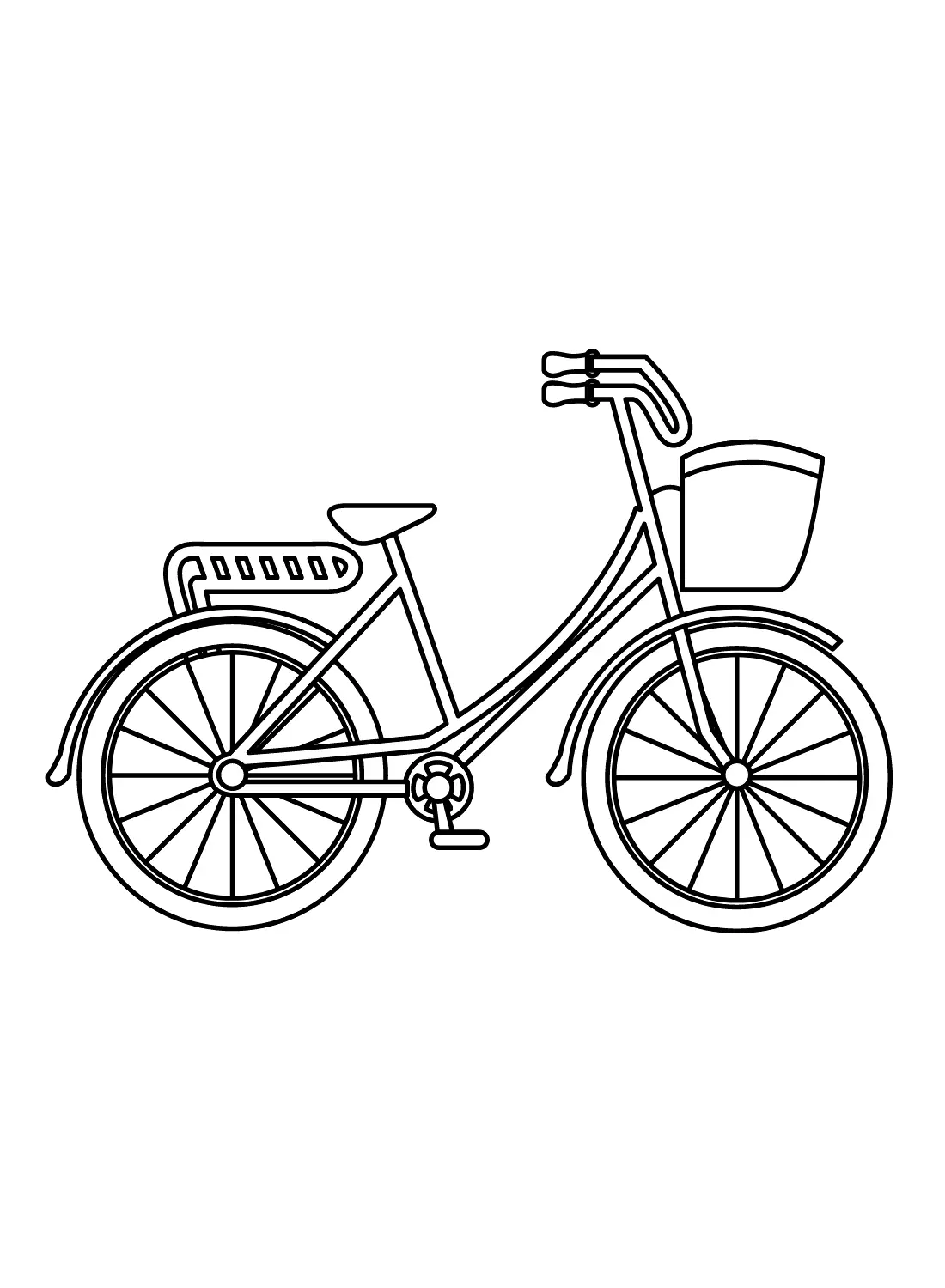 Bicycle Coloring Pages 35