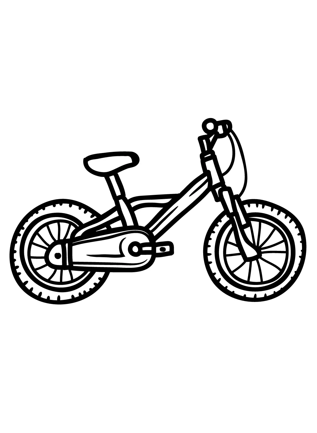 Bicycle Coloring Pages 37