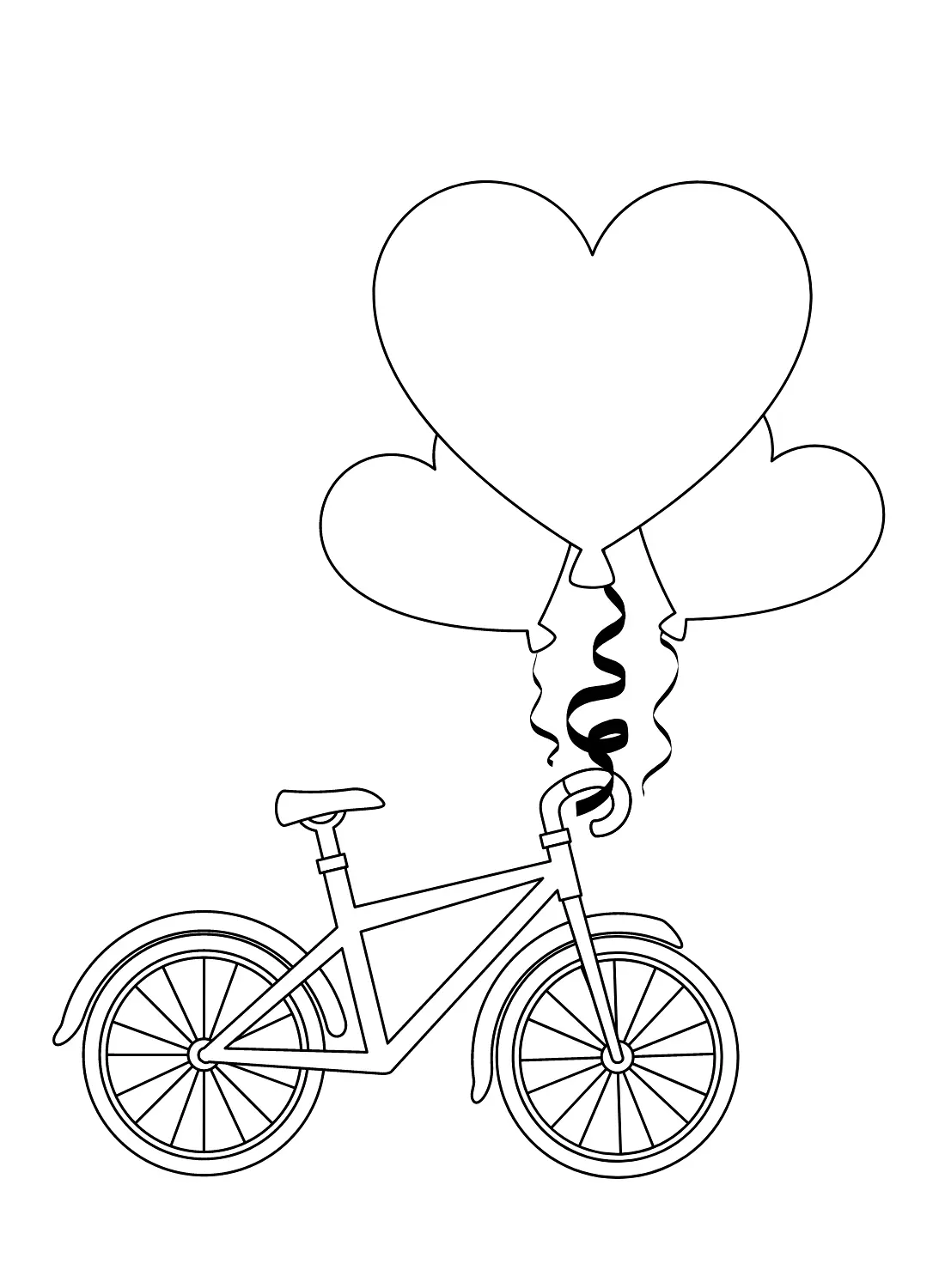 Bicycle Coloring Pages 39