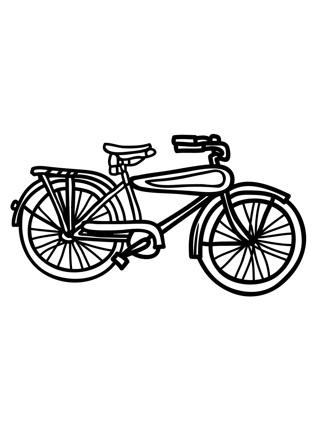 Bicycle Coloring Pages 42