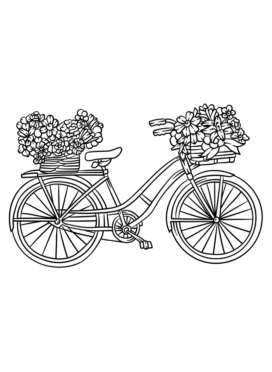 Bicycle Coloring Pages 6