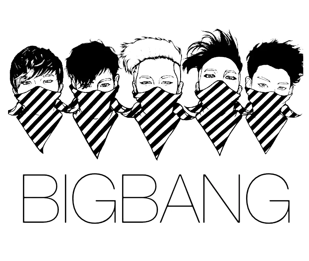 Desenhos de Big Bang Para Colorir 1
