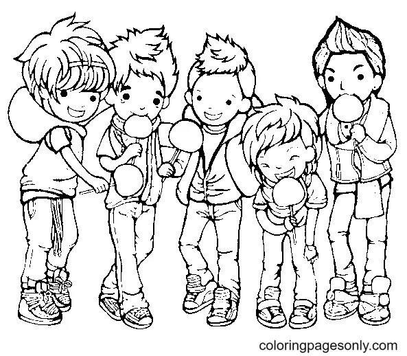 Desenhos de Big Bang Para Colorir 13